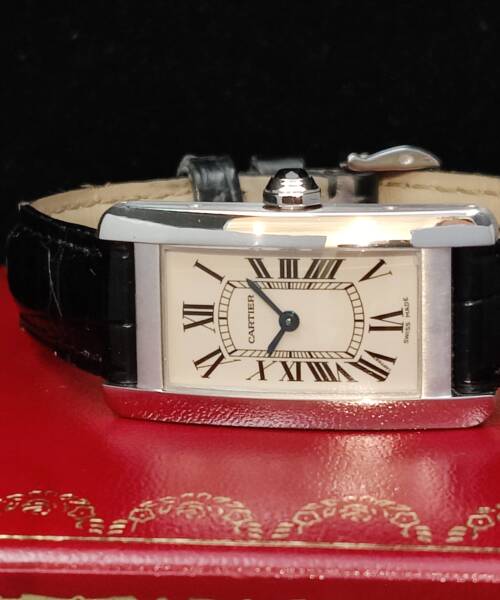 Cartier Tank Americain oro bianco 18kt