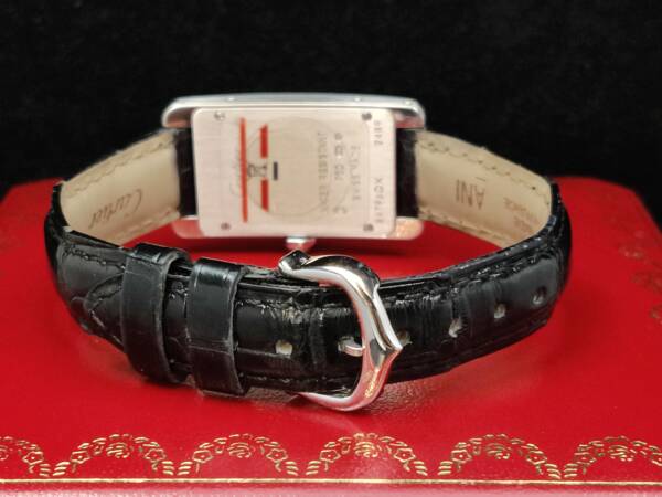 Cartier Tank Americain oro bianco 18kt - immagine 3