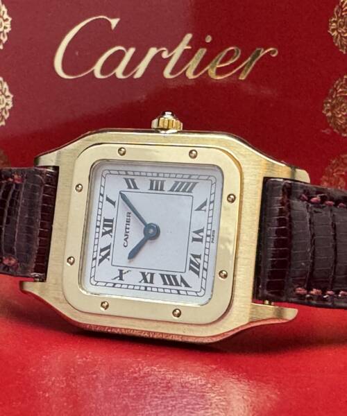 Cartier Santos rara ref. 96053 ultra piatto