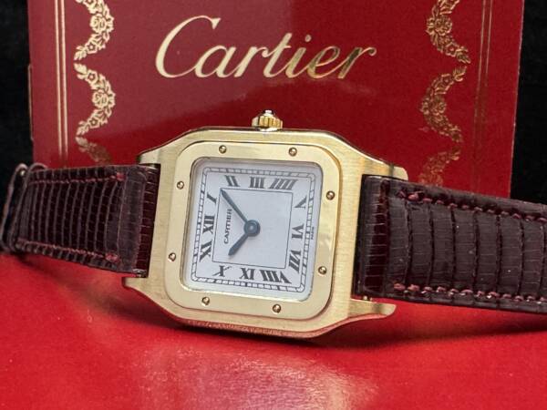 Cartier Santos rara ref. 96053 ultra piatto