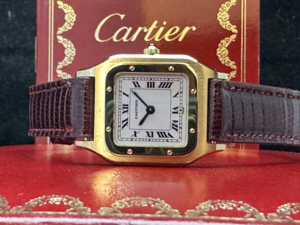 Cartier Santos rara ref. 96053 ultra piatto - immagine 2