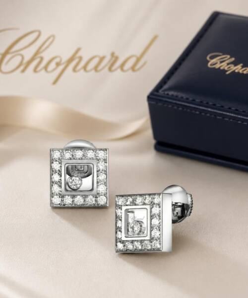 Orecchini Chopard Happy Diamonds